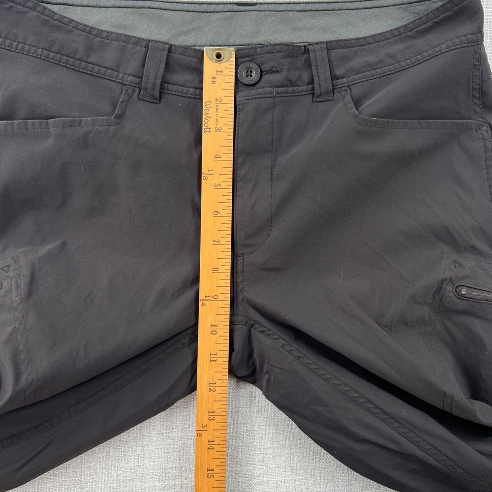 Eddie Bauer First Ascent Mens 34x34 (fit 35x33) Black Guide Pants Hiking Cargo - Picture 7 of 14